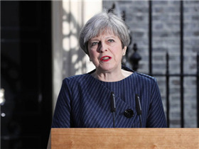 特雷莎·梅首相宣布将于6月8日提前举行大选
