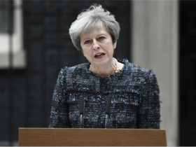 特雷莎·梅首相在女王正式宣布解散议会后发表声明