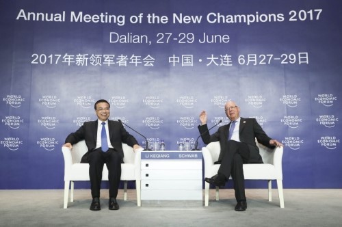 Full text of Premier Li’s dialogue with WEF chief and international business leaders at Annual Meeting of the New Champions 2017 