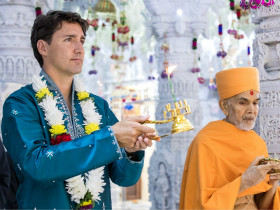 特鲁多总理在多伦多印度教寺庙10周年庆典上的演讲