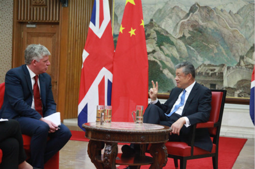 Ambassador Liu Xiaoming had an interview with China Daily