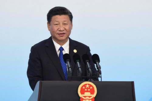 Chinese President Xi Jinping delivered remarks at a press conference of BRICS Xiamen Summit 
