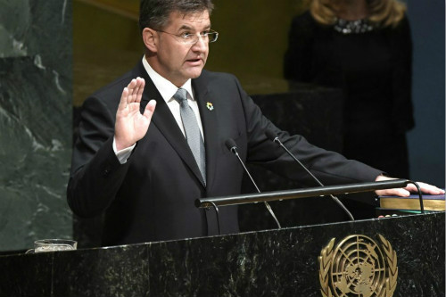 Mr. Miroslav Lajčák Swore-in as President of the 72th General Assembly of the United Nations