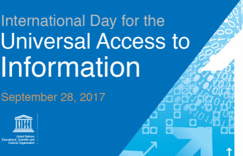 International Day for Universal Access to Information 2017