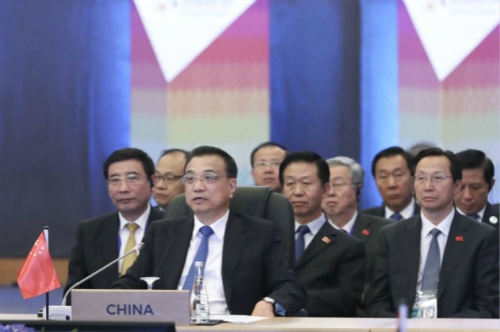 Chinese Premier Li delivered a speech at the 20th China-ASEAN Summit