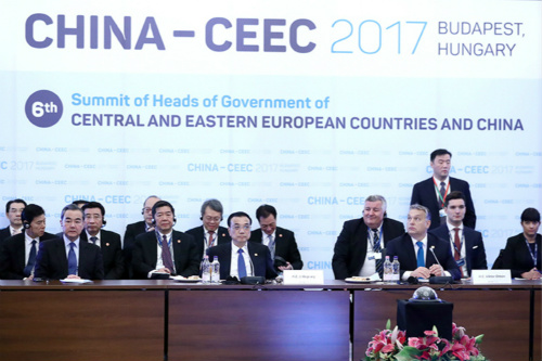 Premier Li Keqiang delivered a speech at the 6th Summit of Heads of Government of China and Central and Eastern European Countries