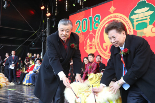 刘晓明大使出席伦敦特拉法加广场春节庆典活动并发表致辞