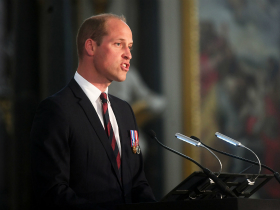 威廉王子在亚眠战役100周年纪念活动上的致辞