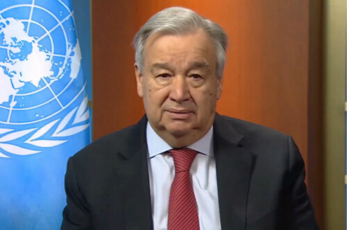  Message by UN Secretary-General António Guterres on Gender-Based Violence and COVID-19