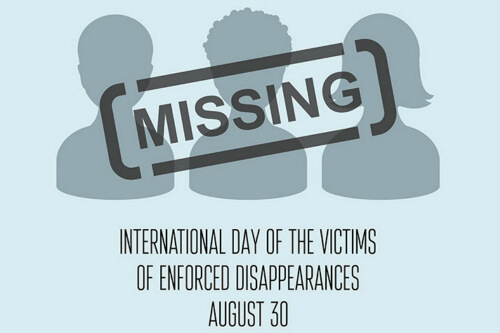 International Day of the Victims of Enforced Disappearances 2020