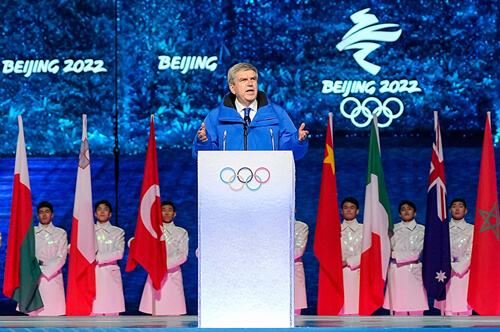 国际奥委会主席巴赫在2022北京冬奥会闭幕式致辞