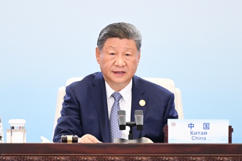 习近平主持上海合作组织成员国元首理事会第二十五次会议并发表讲话