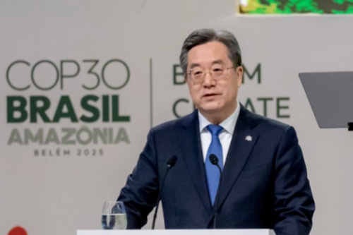 丁薛祥出席贝伦气候峰会并致辞